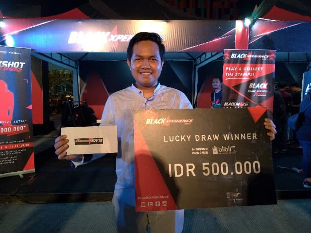 Ini Pengunjung yang Beruntung di BlackAutoBattle 2018 Makassar