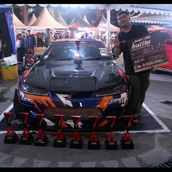 Nissan Silvia S15 Street Racing, Raih Second Runner Up the Champ BlackAuto Battle Balikpapan 2019