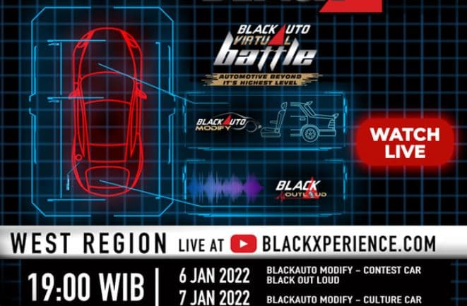 Catat Tanggalnya, Live Streaming BlackAuto Virtual Battle West Region 6-7 Januari 2022 
