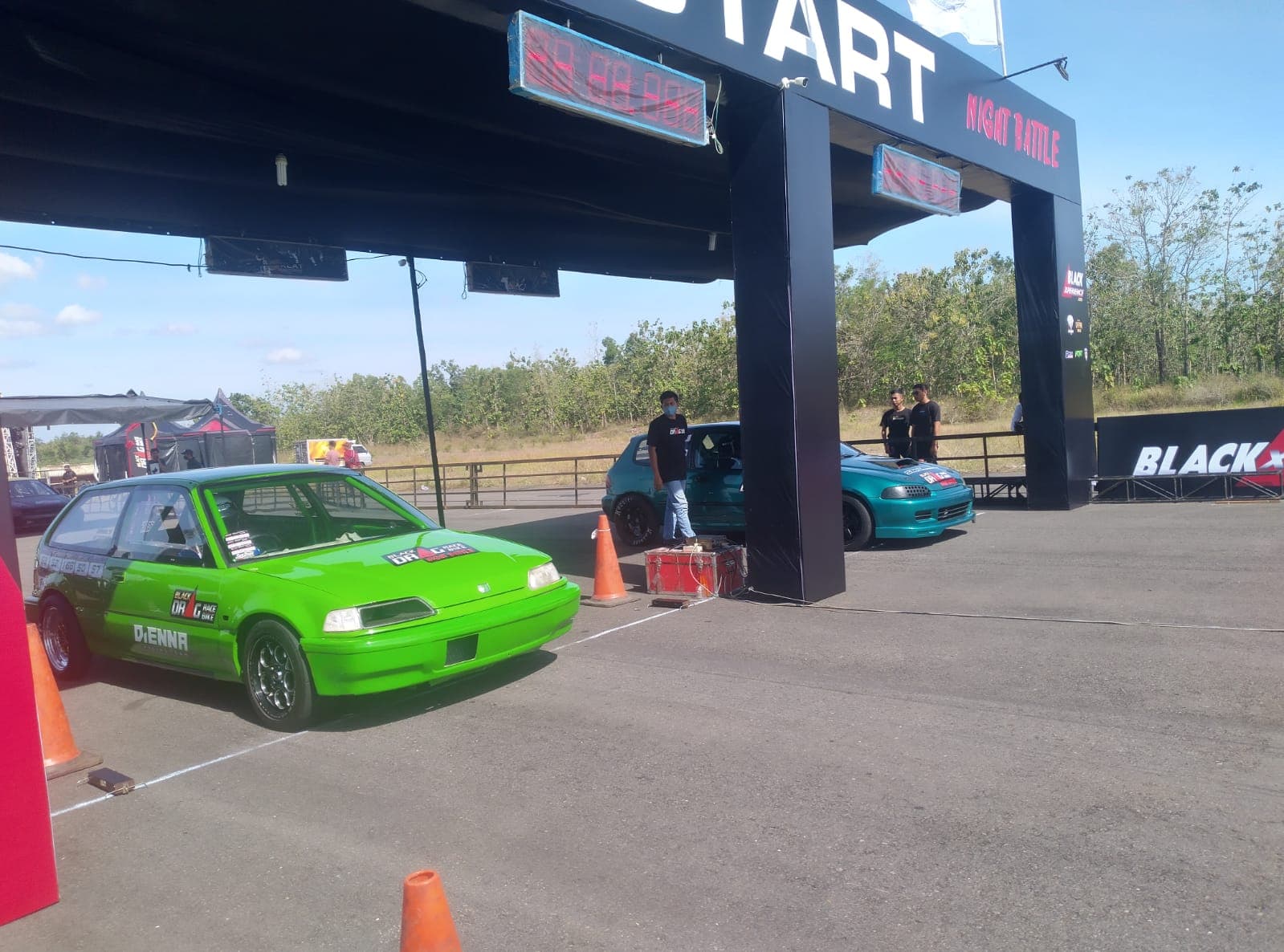 Seru! Ini Hasil Sementara Beberapa Kelas Bracket Black Drag Race Night Battle