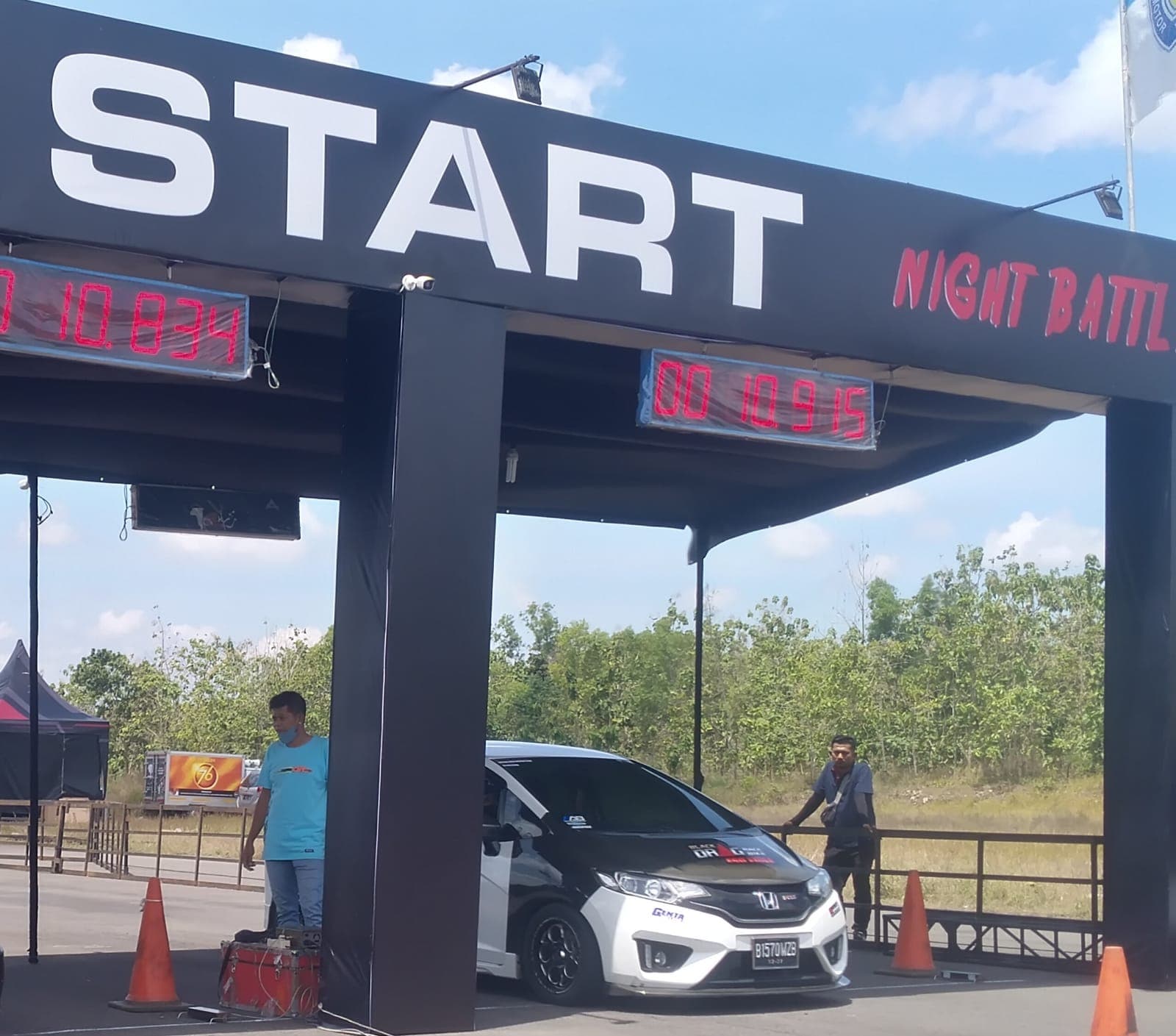3 Jawara Tercepat Kelas OMR Jazz, Black Drag Race Night Battle Kemarin