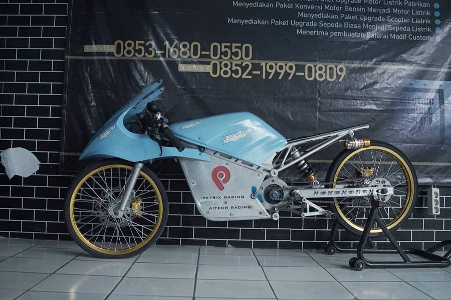 Konversi Konvensional  ke Motor Listrik  di Workshop Dyvolt, Kecepatan dan Jarak Tempuh Bisa Dipesan
