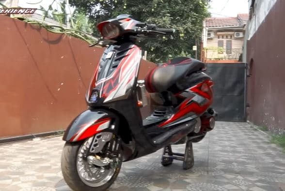 Project Sakit Hati, Vespa Sprint Street Racing Addict Rogoh Kocek Hampir Rp500 juta