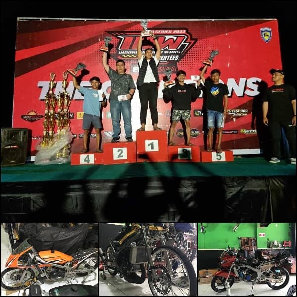 MP Product, Jawara 500 Meter SERA,  Setia Restorasi Motor 2 Tak Naik Podium di IDW
