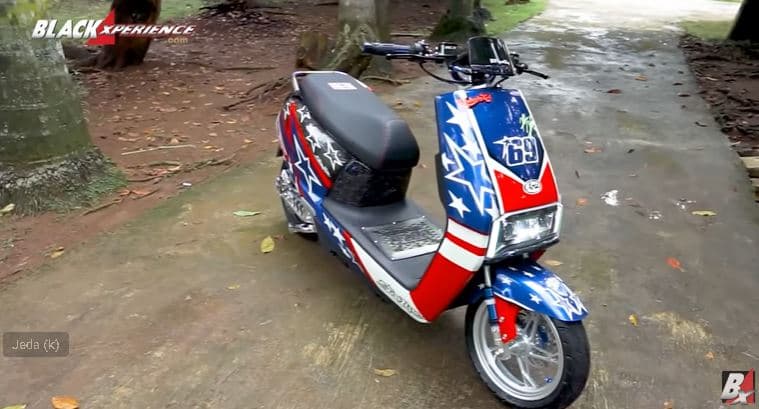 Tangkas P6 Modifikasi Thailook, Motor Electric Rajai Kontes