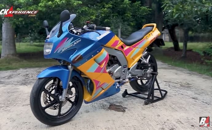 Modifikasi Kawasaki Serpico HiKIPS, Kesan Racing Jepang Makin Kental