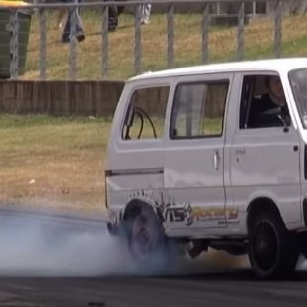 Suzuki Carry Angkot Pasang Mesin Rotary, Bobot Ringan Tenaga Buas Siap Drag Race