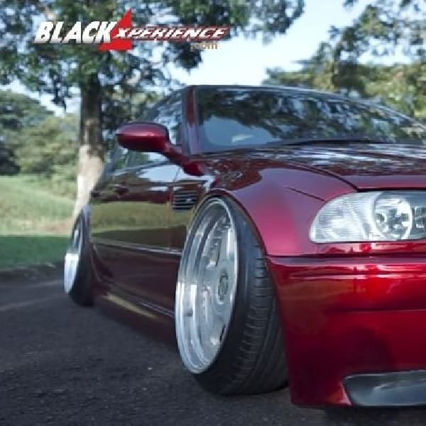 Modifikasi BMW E46 Stance, Custom Undercarriage Plus Bodynya Perfect!