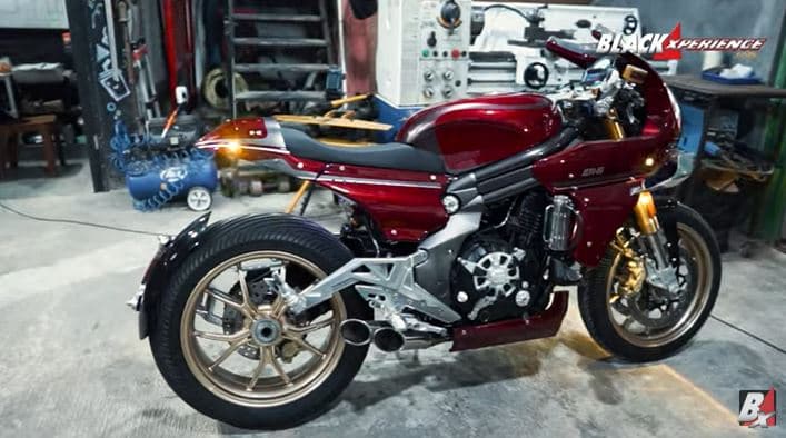 Kawasaki ER6N Adventurace, Cara Batakastem Ciptain Modern Caferacer, Tapi Klasiknya Dapat