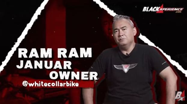 White Collar Bike, Motor Kustom Eksentrik Terlahir dari Desainer Ram-Ram Januar 