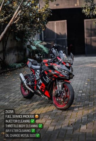 Paket Service Sportbike dan Skuter Matic Harga Terjangkau di RS 27 Motoshop, Bandung