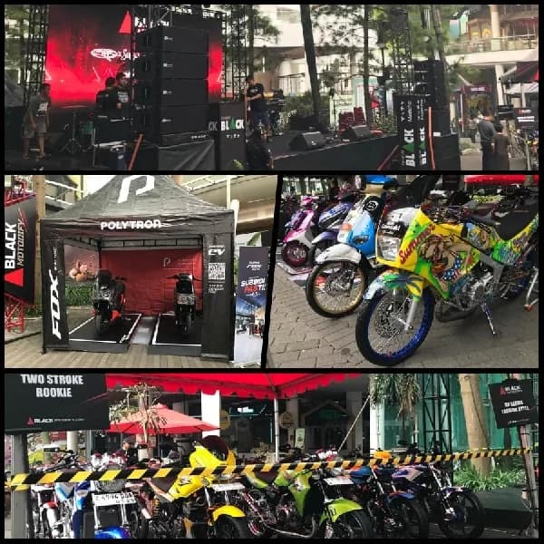 Black Motodify 2026 :  Ratusan Motor Modif Mejeng, Aktivitas Seru dan Music Performance