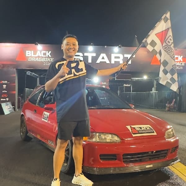 Tim MRT Antarkan Arya BK Juara Umum Bracket di Black Drag Race 2026
