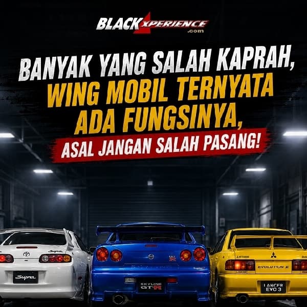 Banyak yang Salah Kaprah, Ini Fungsi Sebenarnya Spoiler dan Wing Mobil