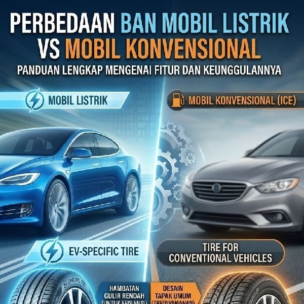 Apa Benar Ban Mobil Listrik dan Mobil Konvensional Beda? Gini Penjelasannya