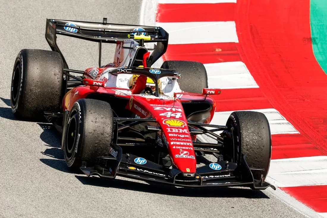 F1: Akhirnya, Lewis Hamilton Menangi Balapan Pertama Bersama Ferrari di GP Catalunya