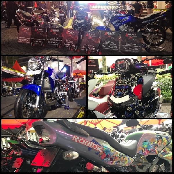 Motor Eye Catching di Black Motodify 2026 Garapan IE20 Modified Borong 7 Piala