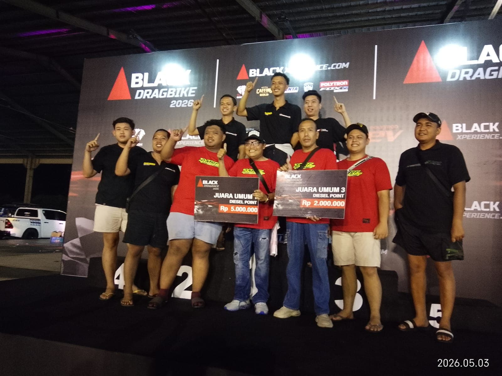 Black Drag Race 2026, Pertarungan 22 Kelas dari 623 Peserta, Simak Podiumnya Pals