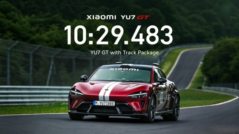 Xiaomi YU7 GT Pecahkan Rekor Mengemudi Dengan Sistem Otonom di Nurburgring
