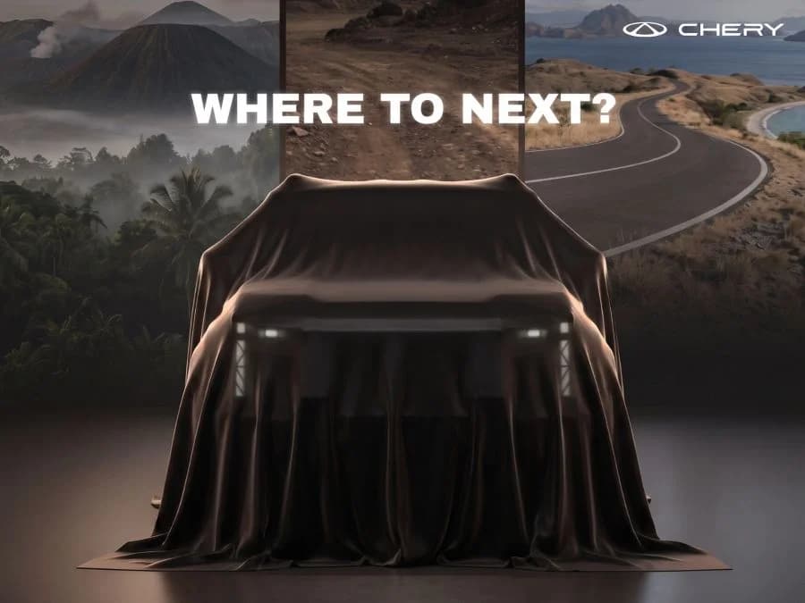 Teaser Chery J6 REEV Bakalan hadir di GIIAS 2026?
