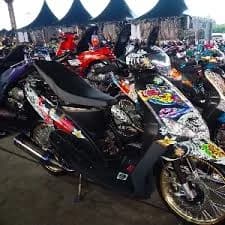 Black Motodify Seri I Semarang Makin Colourfull, Jadi Trendsetter Modifikasi