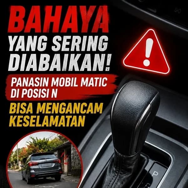 Bahaya Tapi Sering Diabaikan! Panasin Mobil Matic di Posisi N Bisa Mengancam Keselamatan