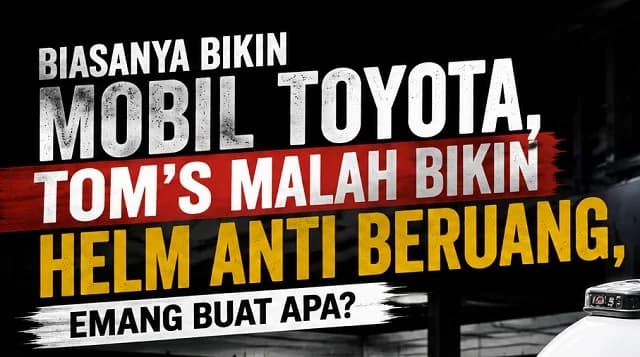 Biasa Modifikasi Mobil Toyota, TOM'S Tiba-Tiba Bikin Helm Anti Beruang, Buat Apa Sih?