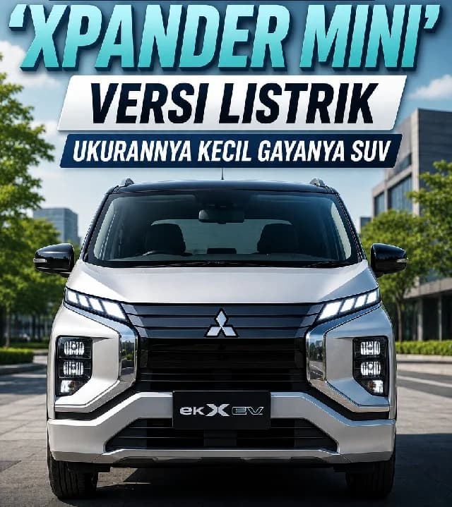 Mitsubishi Punya 'Xpander Mini' Versi Listrik, Body Mungil Gaya SUV Bikin Penasaran!