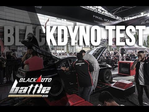 BlackDyno Test BlackAuto Battle Surabaya 2018