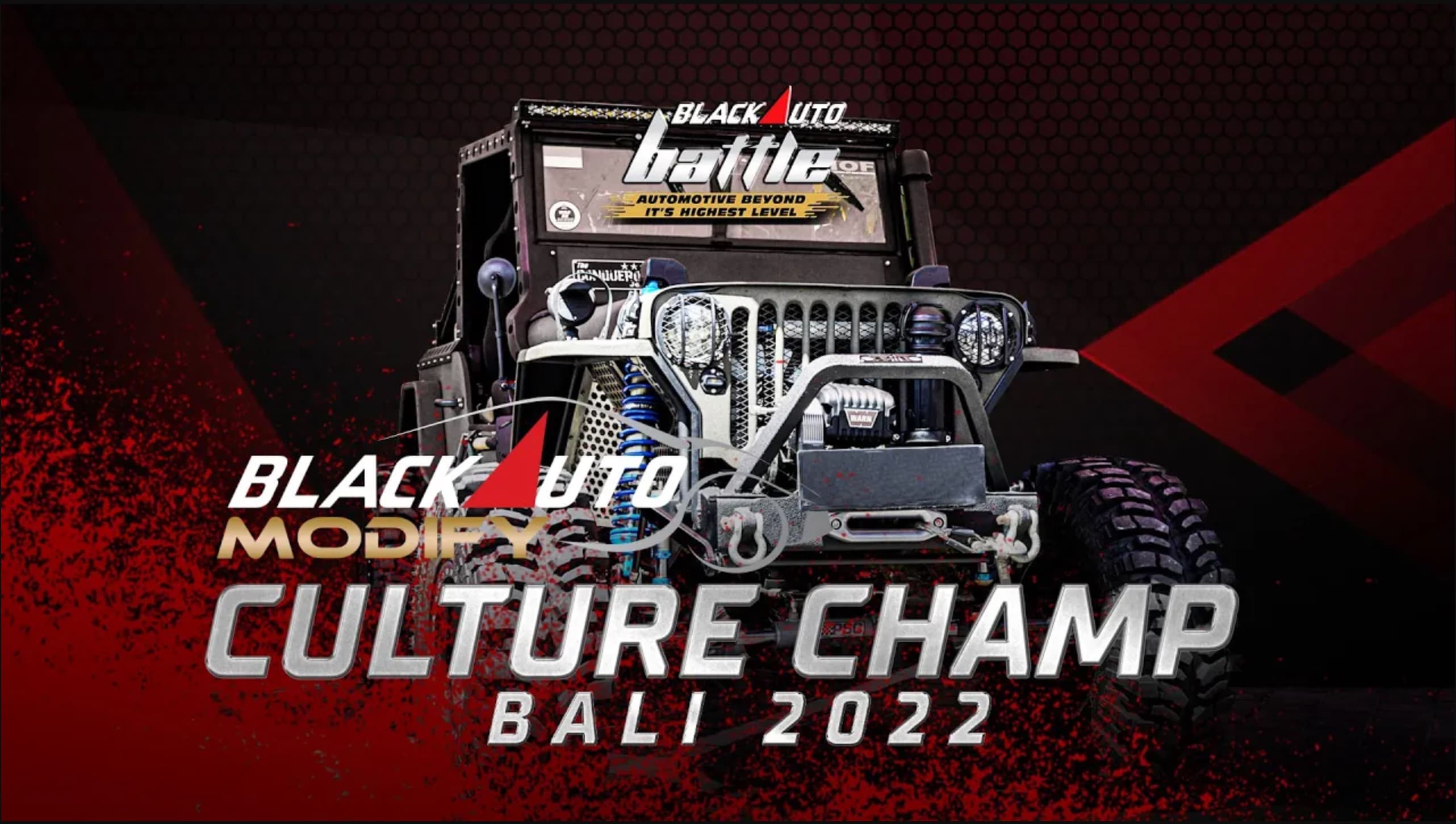 Modifikasi Jeep Willys Aji Krisna, Raih The Culture Car Champ BlackAuto Battle Bali 2022