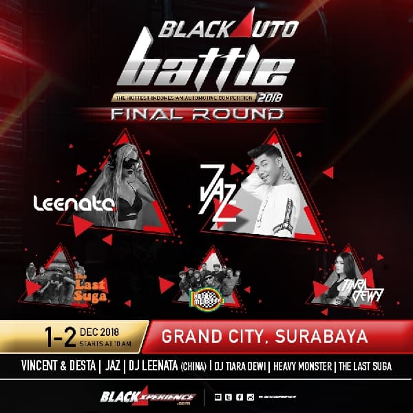 Bertabur Bintang di Final BlackAuto Battle 2018 Surabaya