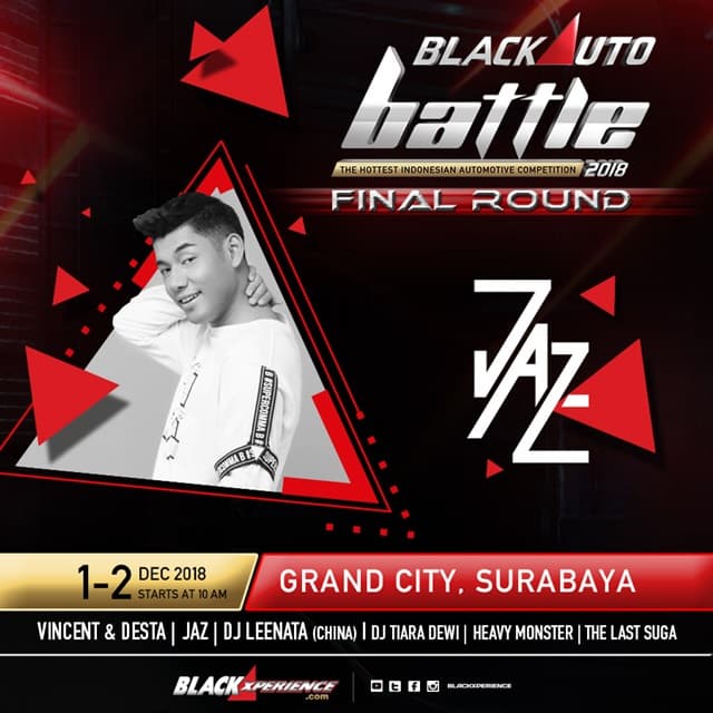 Bertabur Bintang di Final BlackAuto Battle 2018 Surabaya