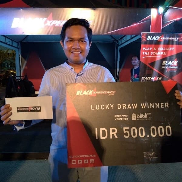 Ini Pengunjung yang Beruntung di BlackAutoBattle 2018 Makassar