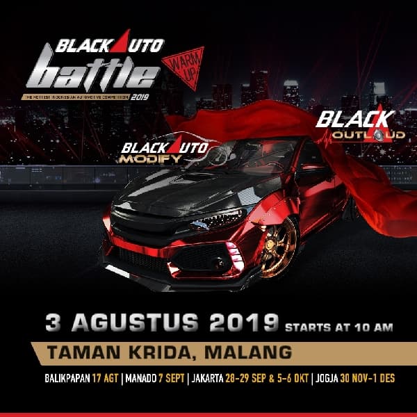 Warga Malang dan Sekitarnya, Ayo Merapat ke BlackAuto Battle Warm Up 2019