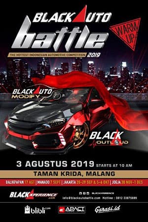 Warga Malang dan Sekitarnya, Ayo Merapat ke BlackAuto Battle Warm Up 2019