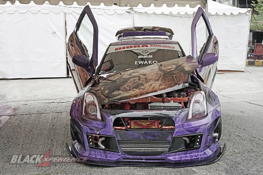 Suzuki Swift R Garage Diganjar The Champ BlackAuto Battle Balikpapan 2019