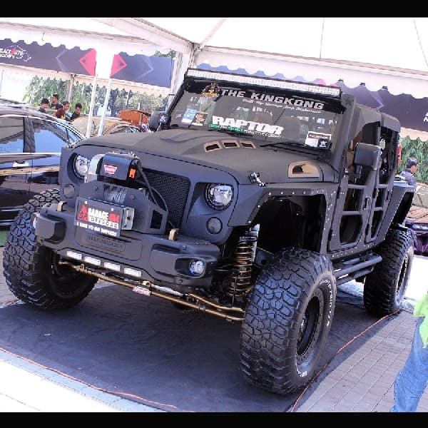 Rubicon Killer Kingkong Asal Makassar Warnai BlackAuto Modify BlackAuto Battle 2019 Jakarta