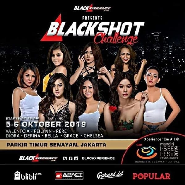 Blackshot Challenge BlackAuto Battle 2019 Jakarta, Bakal Diramaikan Model Popular dan Hadiah Menarik