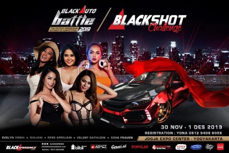 5 Model Popular Siap Panaskan BlackShot Challenge di Final BlackAuto Battle 2019 Yogyakarta
