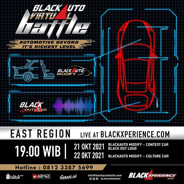 Live Streaming BlackAuto Virtual Battle East Region Digelar 21-22 Oktober