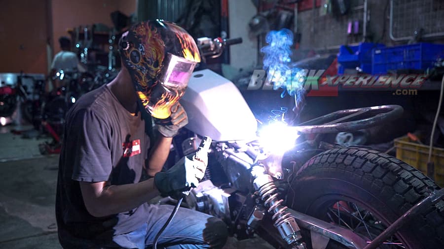Kustomotion Garage, Selalu Sisipkan Filosofi di Setiap Karyanya