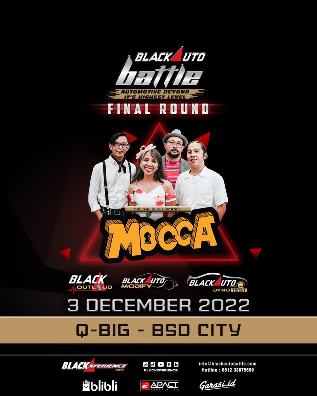 Mocca Bakal Jadi Penampil Di Babak Final BLACKAUTO Battle 2022, Jangan Sampai ketinggalan!