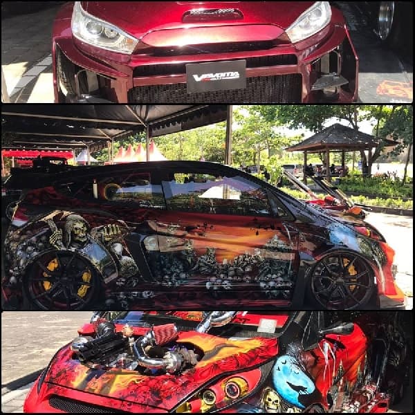 Komunitas Vavoma Turunkan 11 Mobil Kontes di BlackAuto Battle Seri 2 Bali, Jazz HellBoy Incar The Champ