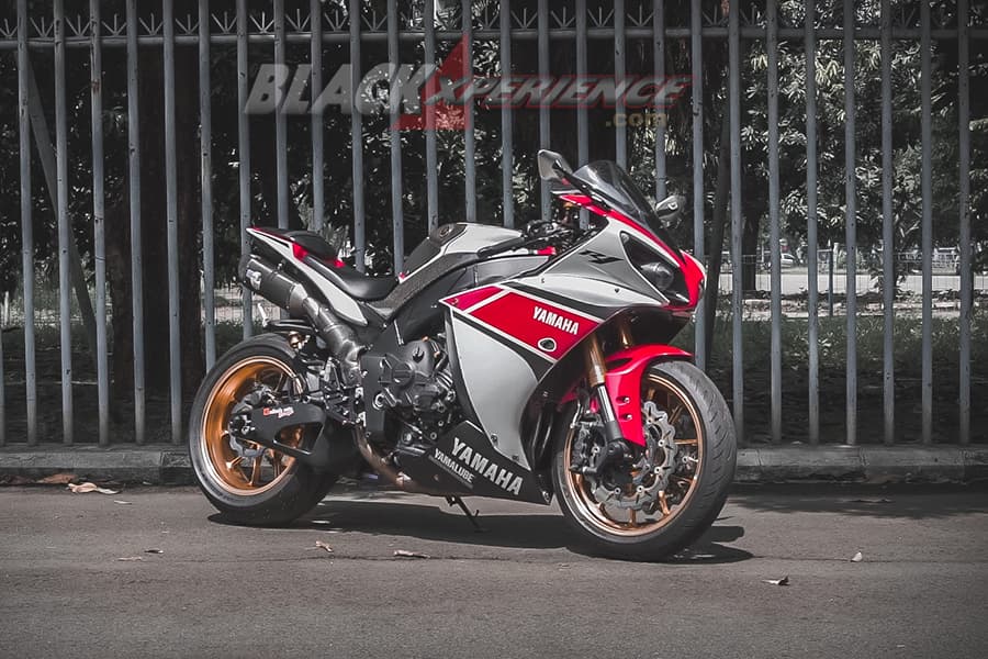 Modifikasi Yamaha YZF R1 WGP 50 Anniversary, Modifikasi Proper ala WSBK Konsisten Pakai Livery Merah Putih
