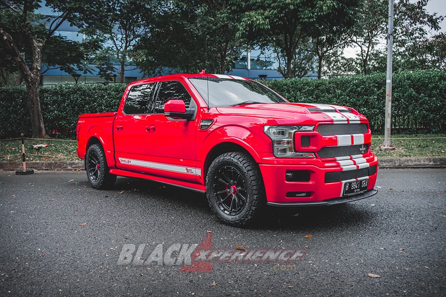 Modifikasi Ford F-150 Shelby Super Snake, Setir Kanan, Pakai Velg 20 Inci dan Air Suspensi