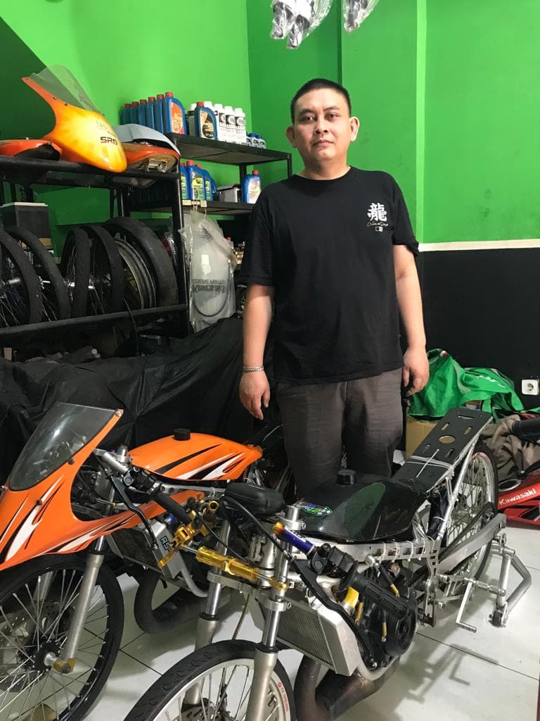 MP Product, Jawara 500 Meter SERA, Setia Restorasi Motor 2 Tak Naik Podium di IDW