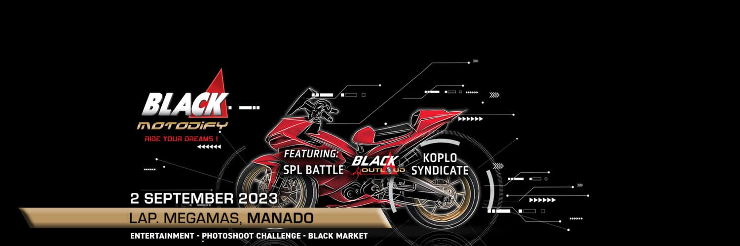 Kota Manado Jadi Saksi Black Motodify is Back, 2 September 2023