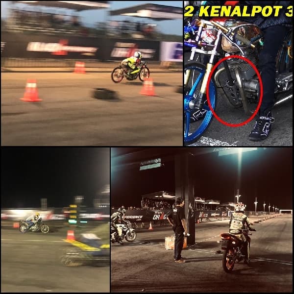 Dragster HEREX Sumory Digelar Malam Hari dan Napak Tilas Black Drag Bike 2022