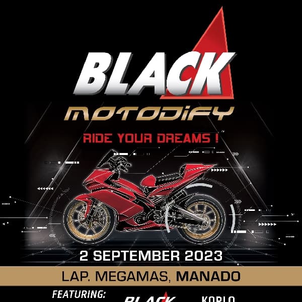 Black Motodify 2023: Ada 144 Slot Hadir dengan 10 Kelas, Kontes SPL Manado 3 Kelas