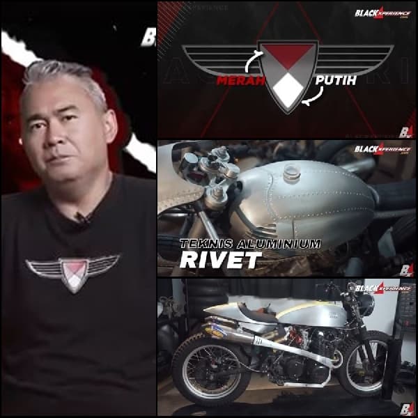 White Collar Bike, Motor Kustom Eksentrik Terlahir dari Desainer Ram-Ram Januar
